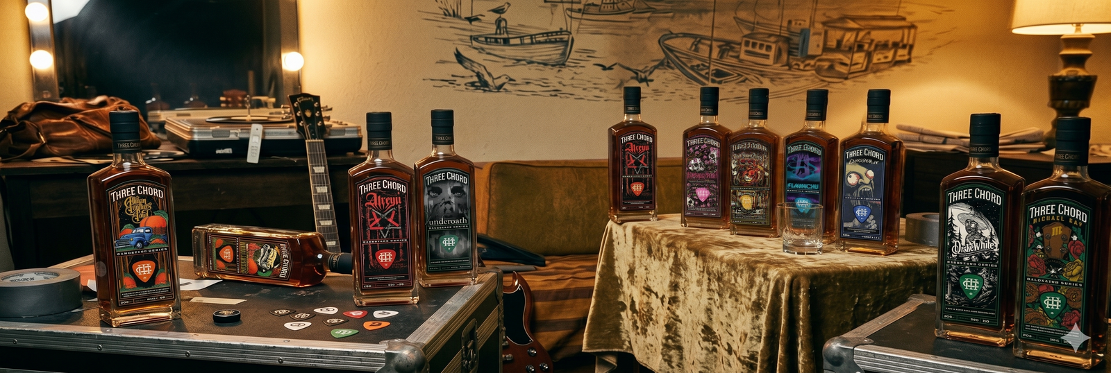 The Backstage Series — what happens when a band actually shows up to make their own whiskey