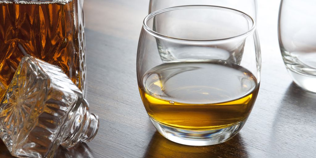 bourbon glass with classic dishes and unexpected treats