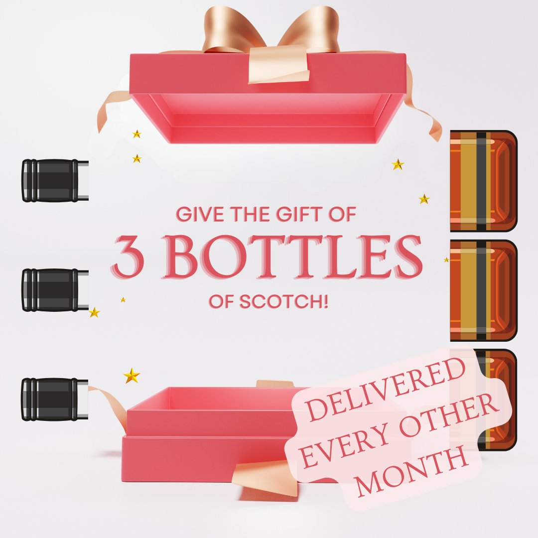 Bi-Monthly Scotch 3 Bottle Subscription gift