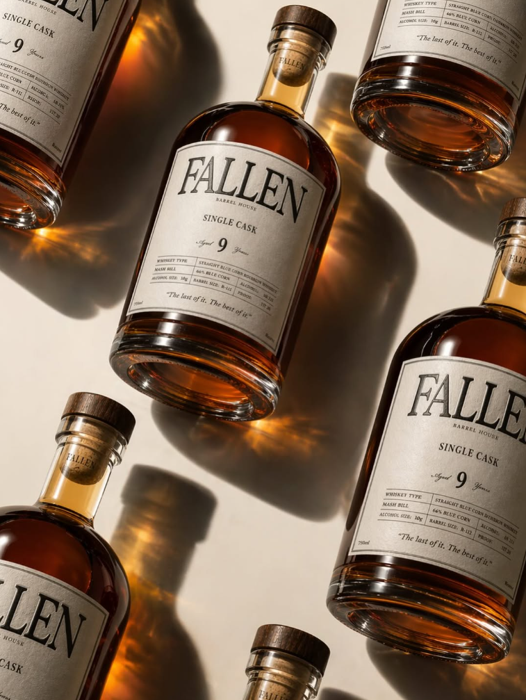 Fallen 9 Year Wheat Whiskey