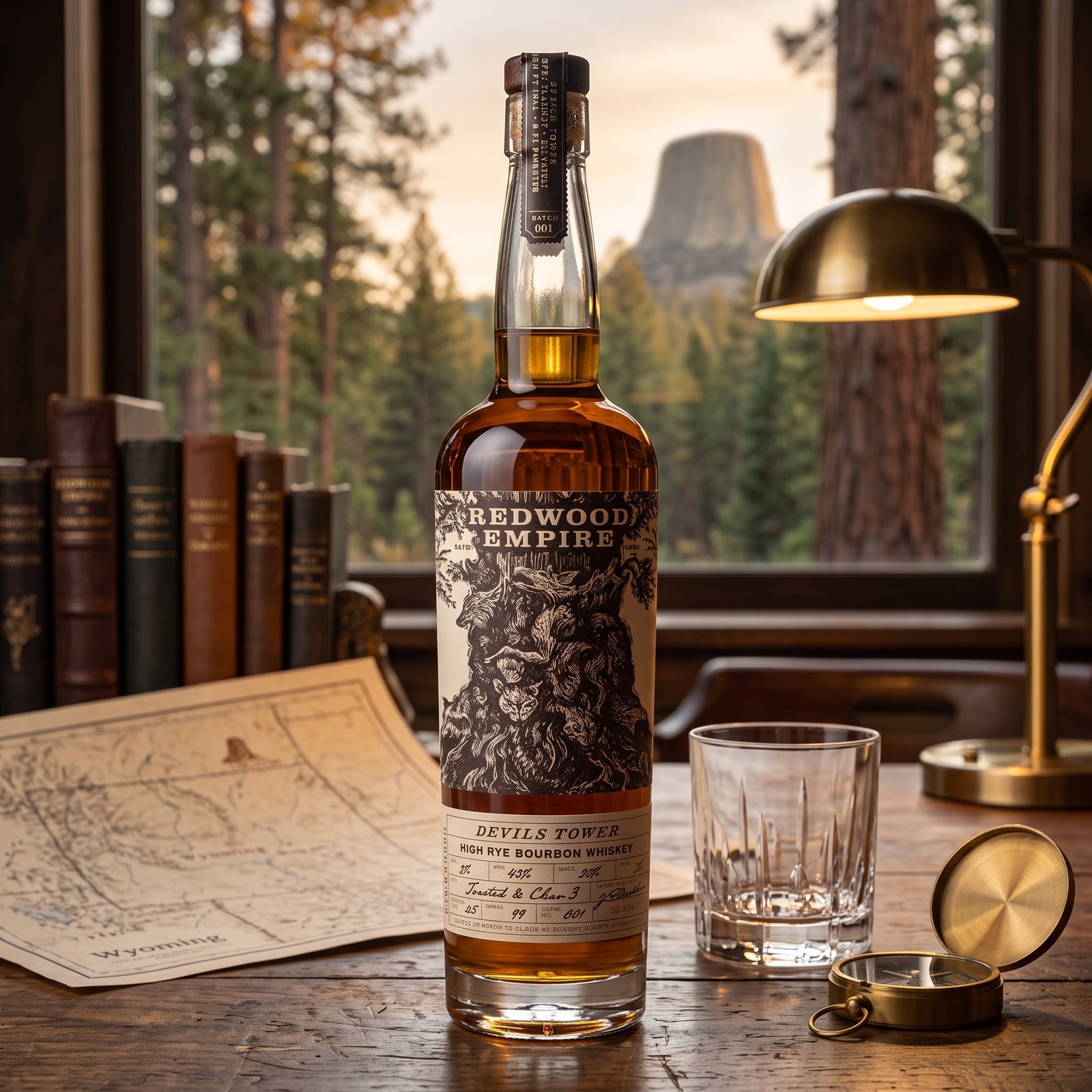 Redwood Empire Devils Tower High Rye Bourbon