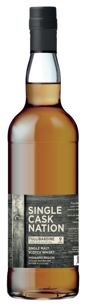 Single Cask Nation Tullibardine Single Malt Scotch Highland Region 700ml