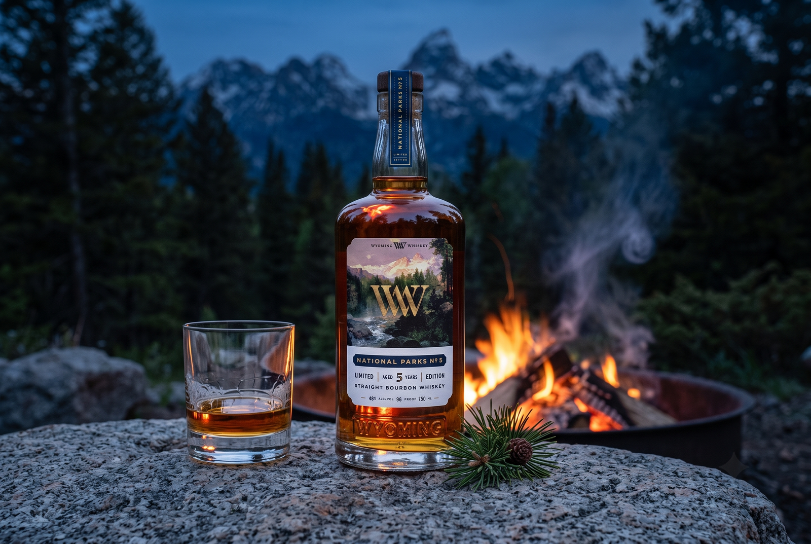 Wyoming Whiskey National Parks No.5 Straight Bourbon Whiskey