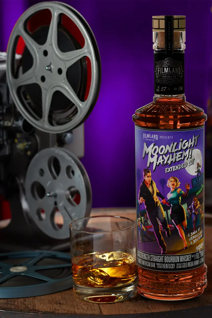 Filmland Spirits Moonlight Mayhem Extended Cut Cask Strength Straight Bourbon